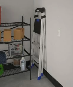 Kobalt Step Stools 3-Step 250-lb Capacity Aluminum Foldable Step Stool 17 Kobalt Step Stools 3-Step 250-lb Capacity Aluminum Foldable Step Stool -Kobalt Best Sale 43410331