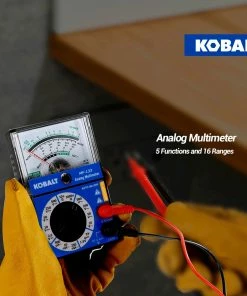 Kobalt Test Meters 0.25 Amp 500V Analog Manual Ranging Multimeter (Battery Included) -Kobalt Best Sale 43489086