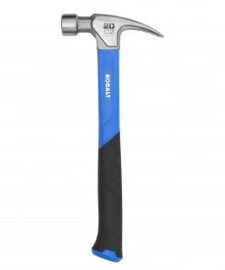Kobalt Hammers 20-oz Smooth Face Steel Head Fiberglass Claw Hammer -Kobalt Best Sale 43499990