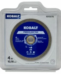 Kobalt Diamond Saw Blades 4-in Wet or Dry Porcelain Continuous Diamond Saw Blade -Kobalt Best Sale 43538972