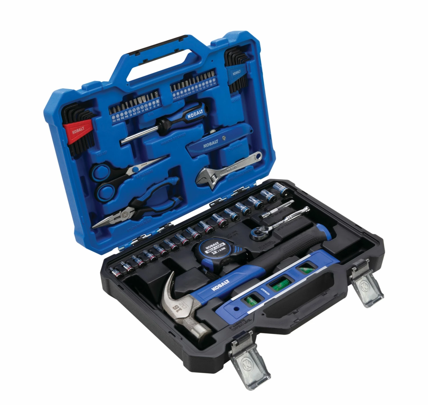Kobalt Household Tool Sets 65 Piece Home Owner's Tool Set 1 Kobalt Household Tool Sets 65 Piece Home Owner's Tool Set