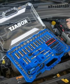 Kobalt Mechanics Tool Sets 135-Piece Standard (SAE) and Metric Combination Polished Chrome Mechanics Tool Set (1/4-in; 3/8-in) 11 Kobalt Mechanics Tool Sets 135-Piece Standard (SAE) and Metric Combination Polished Chrome Mechanics Tool Set (1/4-in; 3/8-in) -Kobalt Best Sale 44317392 scaled