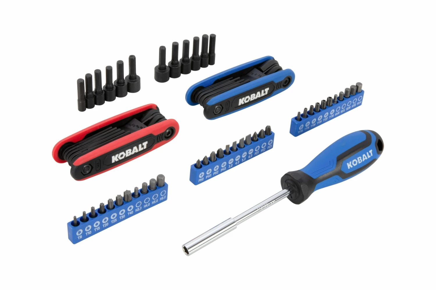 Kobalt Mechanics Tool Sets 135-Piece Standard (SAE) and Metric Combination Polished Chrome Mechanics Tool Set (1/4-in; 3/8-in) 5 Kobalt Mechanics Tool Sets 135-Piece Standard (SAE) and Metric Combination Polished Chrome Mechanics Tool Set (1/4-in; 3/8-in) - Image 5