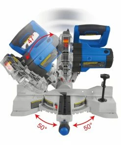 Kobalt Miter Saws Compact sliding 7-1/4-in 10 Amps Single Bevel Sliding Compound Corded Miter Saw -Kobalt Best Sale 44357389 scaled