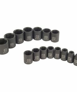 Kobalt Impact Sockets & Impact Socket Sets 15-Piece Standard (SAE) 1/2-in Drive 6-Point Impact Socket Set -Kobalt Best Sale 44418170