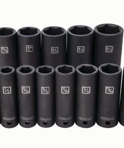 Kobalt Impact Sockets & Impact Socket Sets 13-Piece Standard (SAE) 1/2-in Drive 6-Point Impact Socket Set -Kobalt Best Sale 44418457 scaled