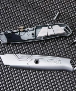 Kobalt Utility Knives Kobalt 2pk retractable utility knife 18mm 6-Blade Retractable Utility Knife with On Tool Blade Storage -Kobalt Best Sale 44577959