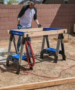Kobalt Saw Horses 30.63-in W x 33.5-in H Adjustable Pp and Steel Construction Saw Horse (1000-lb Capacity) 32 Kobalt Saw Horses 30.63-in W x 33.5-in H Adjustable Pp and Steel Construction Saw Horse (1000-lb Capacity) -Kobalt Best Sale 44627991 scaled