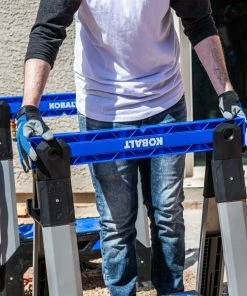 Kobalt Saw Horses 30.63-in W x 33.5-in H Adjustable Pp and Steel Construction Saw Horse (1000-lb Capacity) 39 Kobalt Saw Horses 30.63-in W x 33.5-in H Adjustable Pp and Steel Construction Saw Horse (1000-lb Capacity) -Kobalt Best Sale 44628177 scaled
