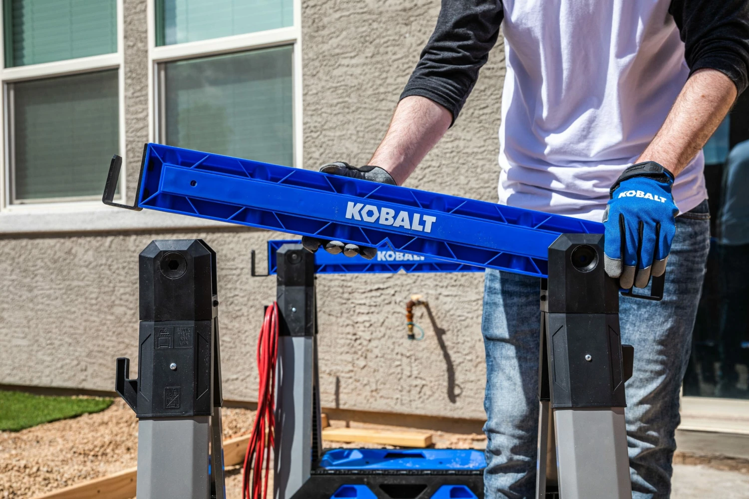 Kobalt Saw Horses 30.63-in W x 33.5-in H Adjustable Pp and Steel Construction Saw Horse (1000-lb Capacity) 19 Kobalt Saw Horses 30.63-in W x 33.5-in H Adjustable Pp and Steel Construction Saw Horse (1000-lb Capacity) - Image 19