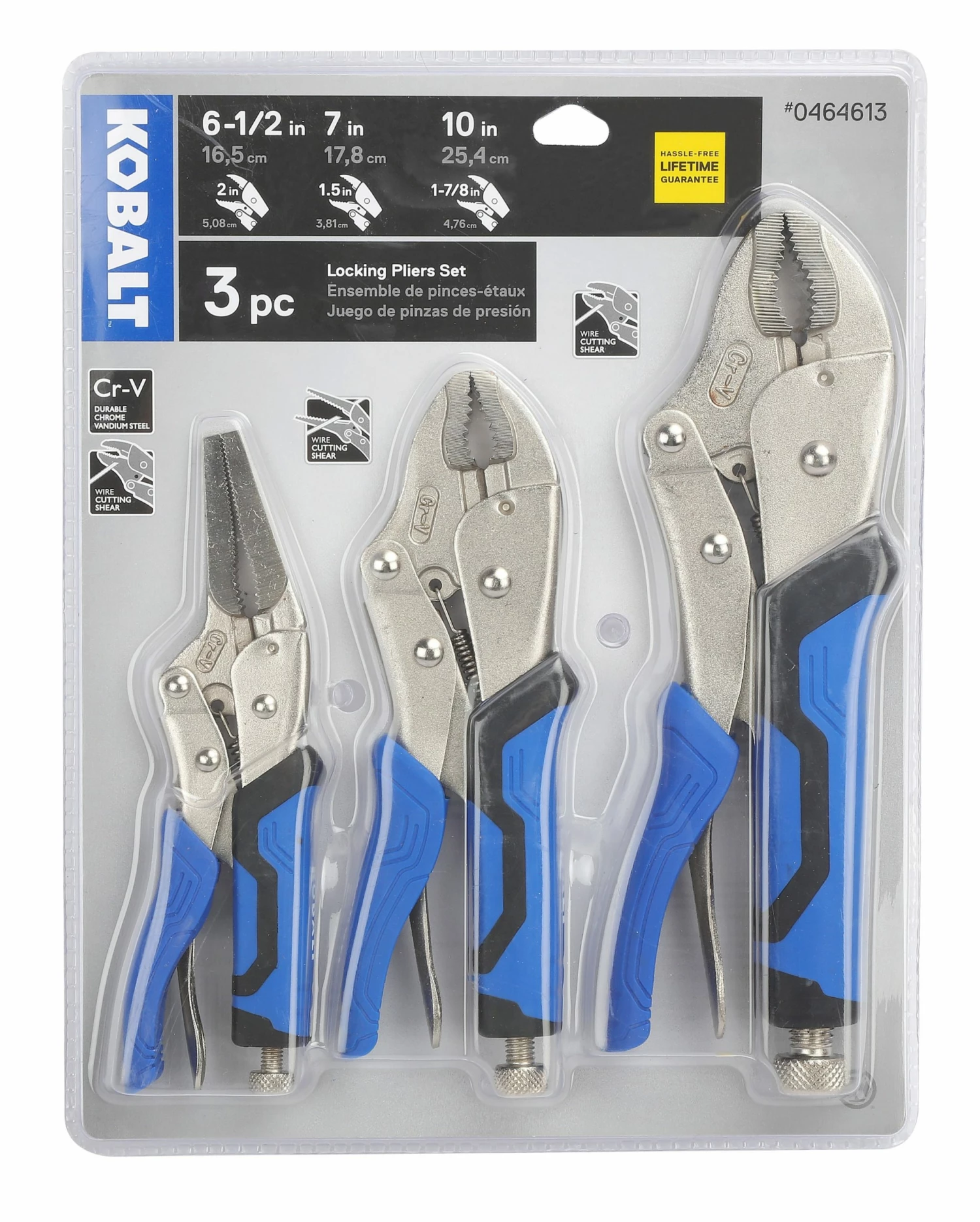 Kobalt Plier Sets 3-Pack Locking Plier Set 2 Kobalt Plier Sets 3-Pack Locking Plier Set - Image 2