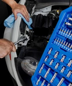 Kobalt Mechanics Tool Sets 309-Piece Standard (SAE) and Metric Combination Polished Chrome Mechanics Tool Set (1/4-in; 3/8-in) -Kobalt Best Sale 45006951 scaled