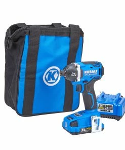 Kobalt Impact Drivers 24-volt Max Variable Speed Brushless Cordless Impact Driver (1-Battery Included) -Kobalt Best Sale 45231352