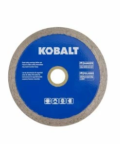 Kobalt Diamond Saw Blades 4-in Wet or Dry Porcelain Continuous Diamond Saw Blade -Kobalt Best Sale 45400379