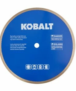 Kobalt Diamond Saw Blades 10-in Wet Porcelain Tile Diamond Saw Blade -Kobalt Best Sale 45400383