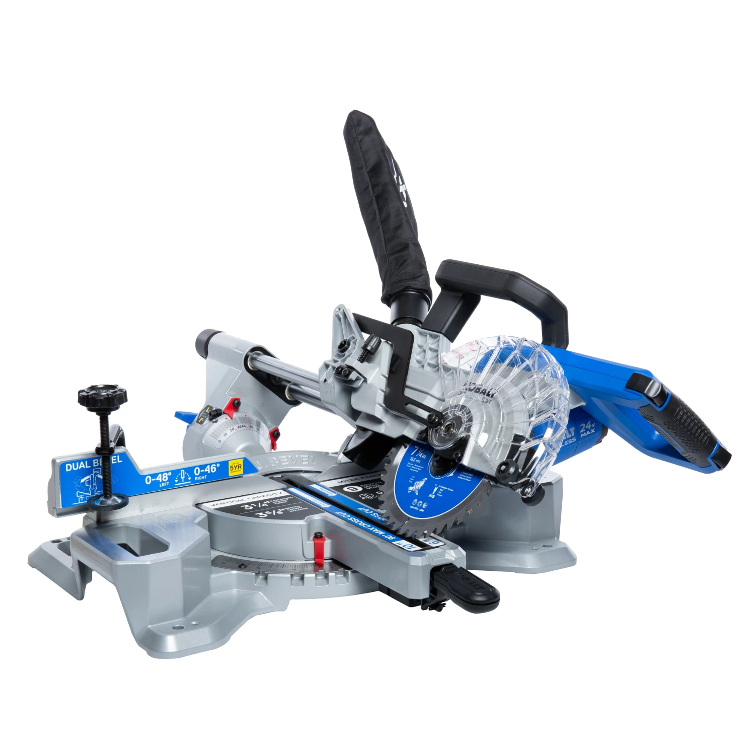 Kobalt Miter Saws 24-Volt 7-1/4-In Miter Saw - Bare Tool 4 Kobalt Miter Saws 24-Volt 7-1/4-In Miter Saw - Bare Tool - Image 4