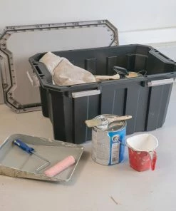 Kobalt Plastic Storage Totes X-large 24-Gallon (96-Quart) Grey Tote Latching Lid -Kobalt Best Sale 46358952 scaled